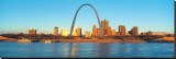 St. Louis Arch and Skyline Stretched Canvas Print