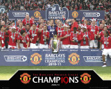 Manchester United-Premier League Champions Kunstdrucke