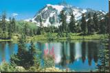 Monte Shuksan Reproducción en lienzo de la lámina Monte Shuksan Reproducción en lienzo de la lámina