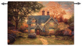 Gingerbread Cottage Wall Tapestry by Thomas Kinkade