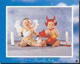Heavenly Kids, Good Wins Reproduction transférée sur toile : par Tom Arma