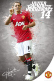 Manchester United-Hernandez 2011-2012 Kunstdrucke