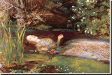 Ophelia Stretched Canvas Print by J.e. Millais