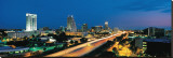 Orlando and Interstate 4 at Night Stretched Canvas Print