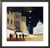 Late Shoppers, Harrods Plakat af Jon Barker
