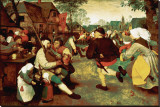 Peasant Dance Reproducción en lienzo de la lámina por Pieter Bruegel the Elder Peasant Dance Reproducción en lienzo de la lámina por Pieter Bruegel the Elder