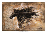 Den sorte hingst Poster af Marta Wiley