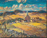 Saint-Hilarion Stretched Canvas Print by Arthur Lismer