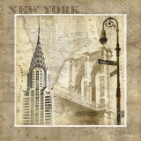 New York Serenade Kunstdrucke von Keith Mallett