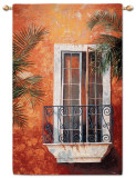 Moroccan Balcony Wall Tapestry