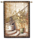 Lemon Stairwell Wall Tapestry