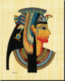 Queen Cleopatra Stretched Canvas Print