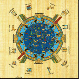 Zodiac Signs Stretched Canvas Print