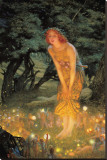 Rêve d'été Reproduction transférée sur toile : par Edward Robert Hughes