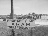 Vehicle Dump Transferred from US Army to the Italians Premium Photographic Print Vehicle Dump Transferred from US Army to the Italians Premium Photographic Print