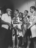 Matador Luis Miguel Dominguin with American Writer Ernest Hemingway Premium Photographic Print Matador Luis Miguel Dominguin with American Writer Ernest Hemingway Premium Photographic Print