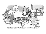"And just where did that extra vowel come from?" - New Yorker Cartoon Premium Giclee Print by John Klossner