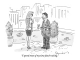 "I spend most of my time fund-raising." - New Yorker Cartoon Premium Giclee Print by Danny Shanahan