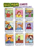 Bad Mom Cards: Collect The Whole Set! - New Yorker Cartoon Premium Giclee Print by Roz Chast