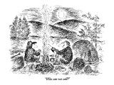 "Who can we call?" - New Yorker Cartoon Premium Giclee Print by Edward Koren