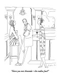 "Have you met Amanda—the endless fuse?" - New Yorker Cartoon Premium Giclee Print by Richard Cline