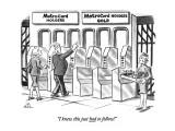 "I knew this just had to follow!" - New Yorker Cartoon Premium Giclee Print by Ed Fisher