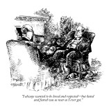 "I always wanted to be loved and respected—but hated and feared was as nea… Premium Giclee Print by William Hamilton