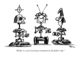 "Arthur is a cast-iron lawn ornament on his father's side." - New Yorker Cartoon Premium Giclee Print by Lee Lorenz