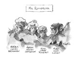 Ms. Rushmore - New Yorker Cartoon Premium Giclee Print by Sidney Harris