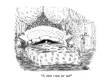 "Is there room for me?" - New Yorker Cartoon Premium Giclee Print by Robert Weber