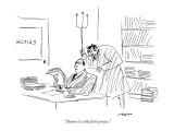 "Damn it with faint praise." - New Yorker Cartoon Premium Giclee Print by Al Ross
