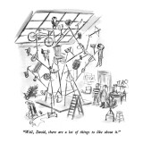 "Well, David, there are a lot of things to like about it." - New Yorker Cartoon Premium Giclee Print by Everett Opie