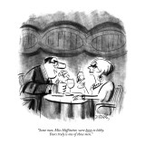 "Some men, Miss Hoffstetter, were born to lobby. Yours truly is one of tho…" - New Yorker Cartoon Premium Giclee Print by Donald Reilly