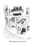 "Miss Andrews, take a postcard." - New Yorker Cartoon Premium Giclee Print by W.B. Park