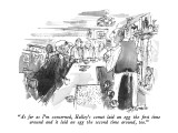"As far as I'm concerned, Halley's comet laid an egg the first time around…" - New Yorker Cartoon Premium Giclee Print by Joseph Mirachi