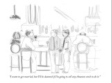"I want to get married, but I'll be damned if I'm going to sell any Amazon…" - New Yorker Cartoon Premium Giclee Print by Richard Cline