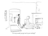 "Is it any wonder you got coal in your stocking?" - New Yorker Cartoon Premium Giclee Print by George Booth
