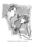 "You look good, Al, in a midlife-crisis-y sort of way." - New Yorker Cartoon Premium Giclee Print by Michael Crawford