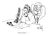"Dear President . . ." - New Yorker Cartoon Premium Giclee Print by William Steig