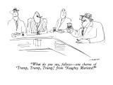 "What do you say, fellows—one chorus of 'Tramp, Tramp, Tramp,'  from 'Naug… Premium Giclee Print by Al Ross