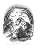 "And make it look as if he'd been run over by a glacier." - New Yorker Cartoon Premium Giclee Print by Frank Cotham