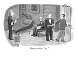 "Great session, Doc." - New Yorker Cartoon Premium Giclee Print by Harry Bliss