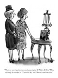 "When we were together, he was always singing 'It Had to Be You.' Then, su…" - New Yorker Cartoon Premium Giclee Print by Warren Miller