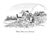 "Whoa! Move over, Thoreau." - New Yorker Cartoon Premium Giclee Print by Mike Twohy