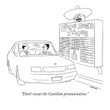 "Don't sweat the Castilian pronunciation." - New Yorker Cartoon Premium Giclee Print by Alex Gregory