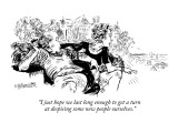 "I just hope we last long enough to get a turn at despising some new peopl…" - New Yorker Cartoon Premium Giclee Print by William Hamilton