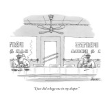 "I just did a huge one in my diaper." - New Yorker Cartoon Premium Giclee Print by Jack Ziegler