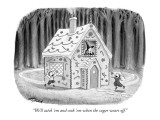 "We'll catch 'em and cook 'em when the sugar wears off." - New Yorker Cartoon Premium Giclee Print by Harry Bliss