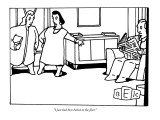 "I just had him bolted to the floor." - New Yorker Cartoon Premium Giclee Print by Bruce Eric Kaplan