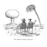 "No, I believe our house is that way." - New Yorker Cartoon Premium Giclee Print by Tom Cheney